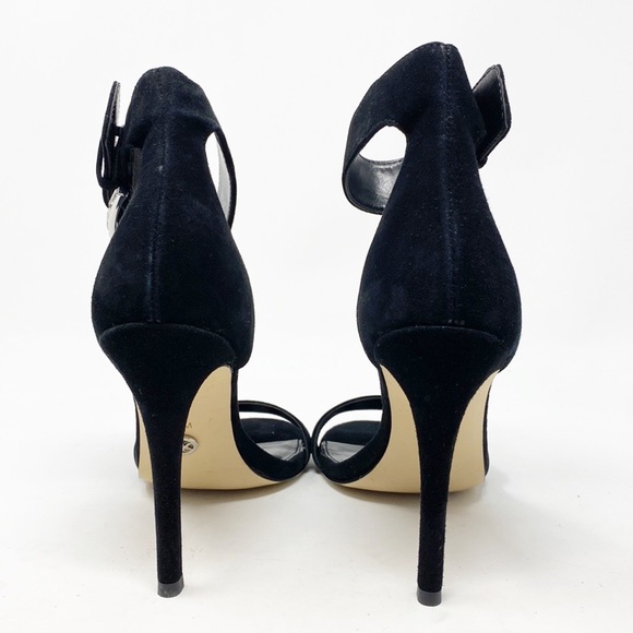 NWOT MICHAEL Michael Kors Giselle Embellished-Buckle Suede Sandals - Picture 10 of 15
